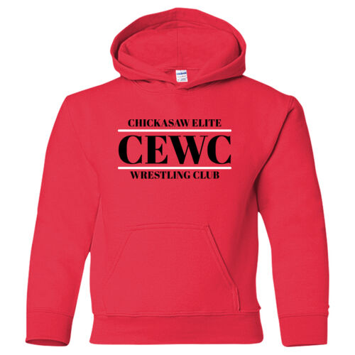 Heavy Blend Youth Hooded Sweatshirt w/ Back Name Option Thumbnail