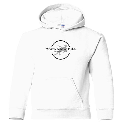 Heavy Blend Youth Hooded Sweatshirt w/ Back Name Option Thumbnail