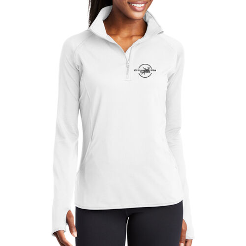 Ladies Sport Wick ® Stretch 1/2 Zip Pullover w/ Back Name Option Thumbnail